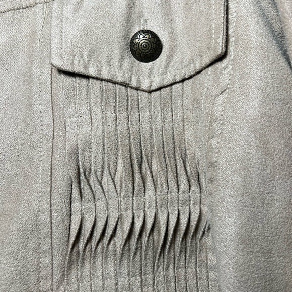 Draper's & Damon's Brown Suede Look Jacket Size M - Picture 6 of 9